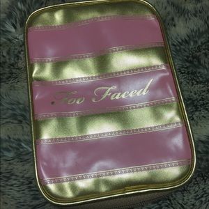 Too Faced brush case/makeup bag
